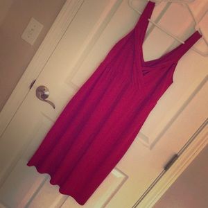 Red Japanese Weekend Maternity nursing dress, M